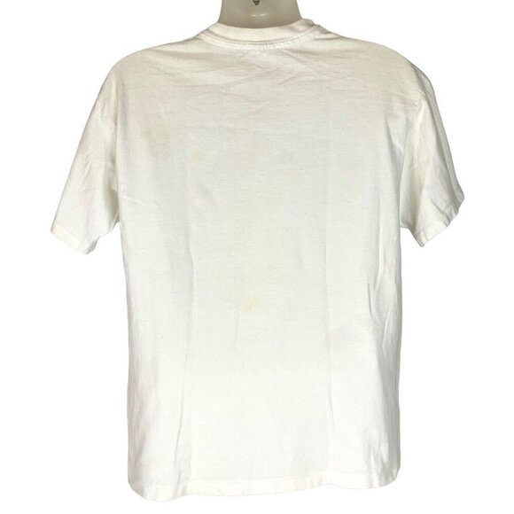 Texas Special Olympics Graphic T-Shirt Large White Hanes Single Stitch USA 90s - Picture 2 of 9